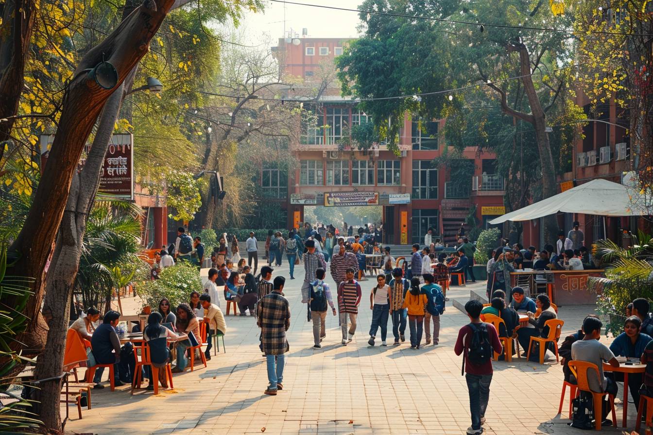 La vie étudiante à New Delhi